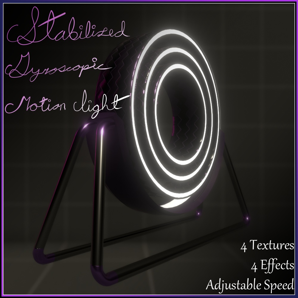 Stabilized Gyroscopic Motion Light