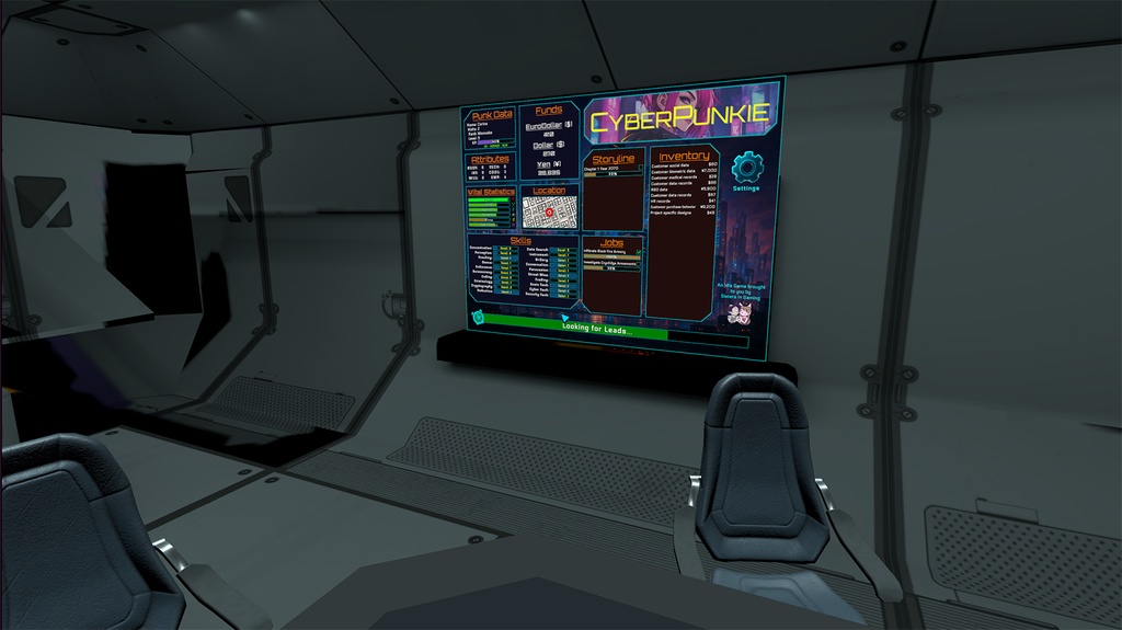 Cyberpunkie VRChat Persistent Idle Game Asset