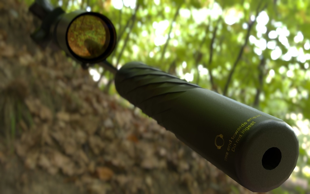 Tactical Silenced Hunting Knife