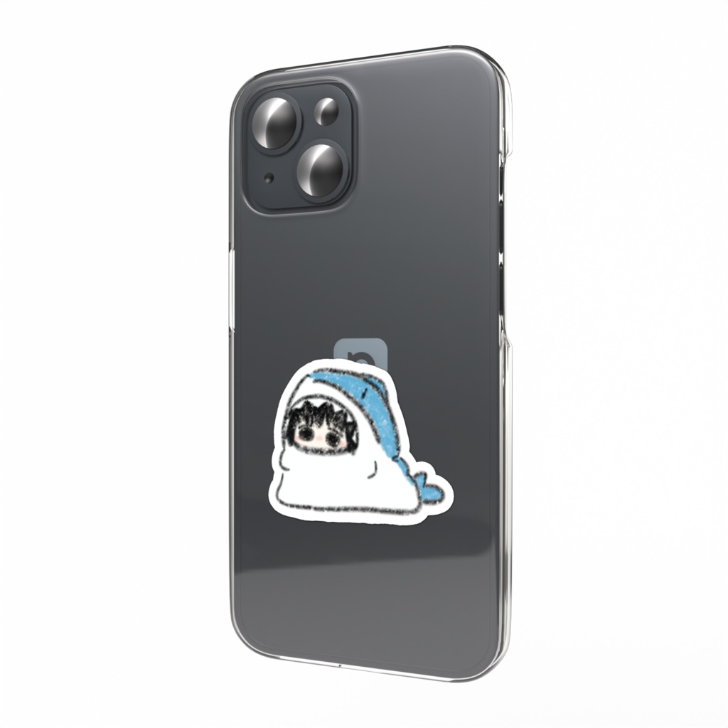 信者スマホステッカー さめさんver