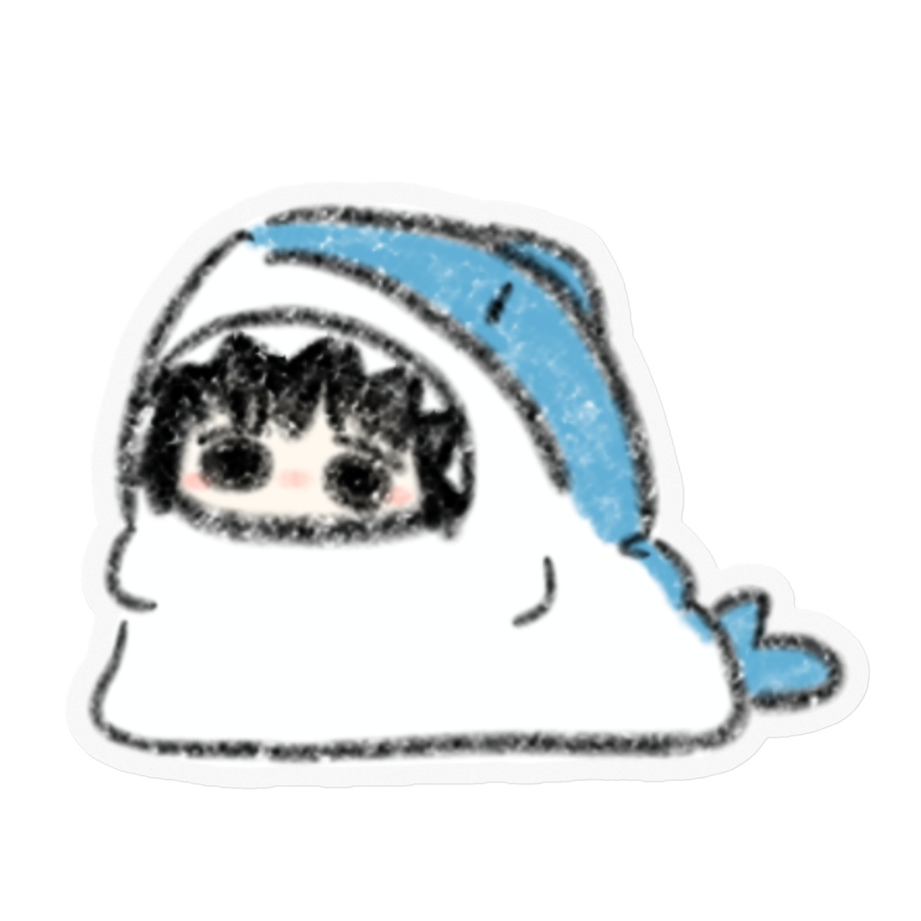 信者ステッカー さめさんver