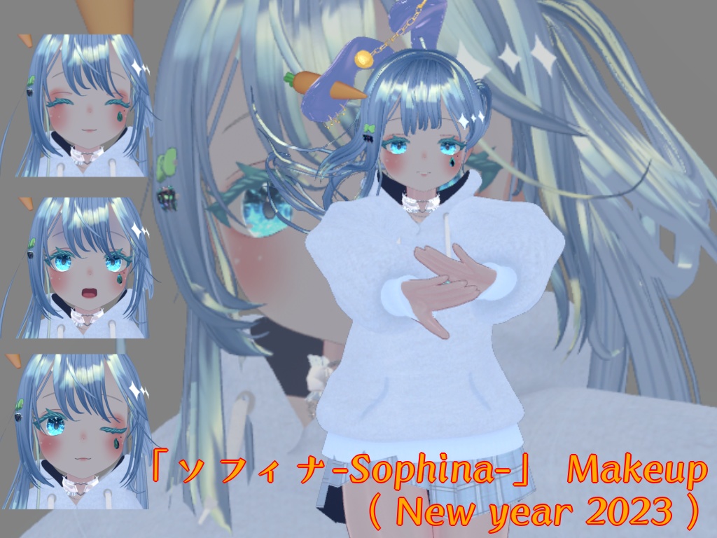 「ソフィナ-Sophina-」 Makeup ( New year 2023 )
