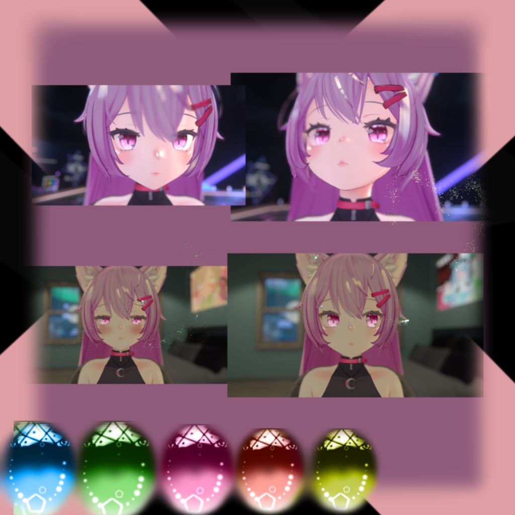 💚 ルフィナ-Rufina- : Makeup face , body and eye set 💙