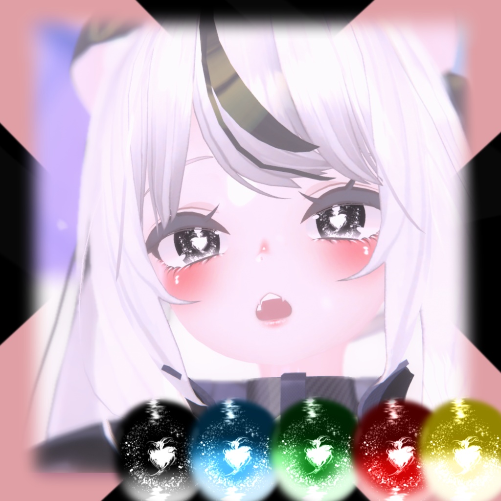 舞夜 - Maya : Makeup face , body , tattoo & eye set