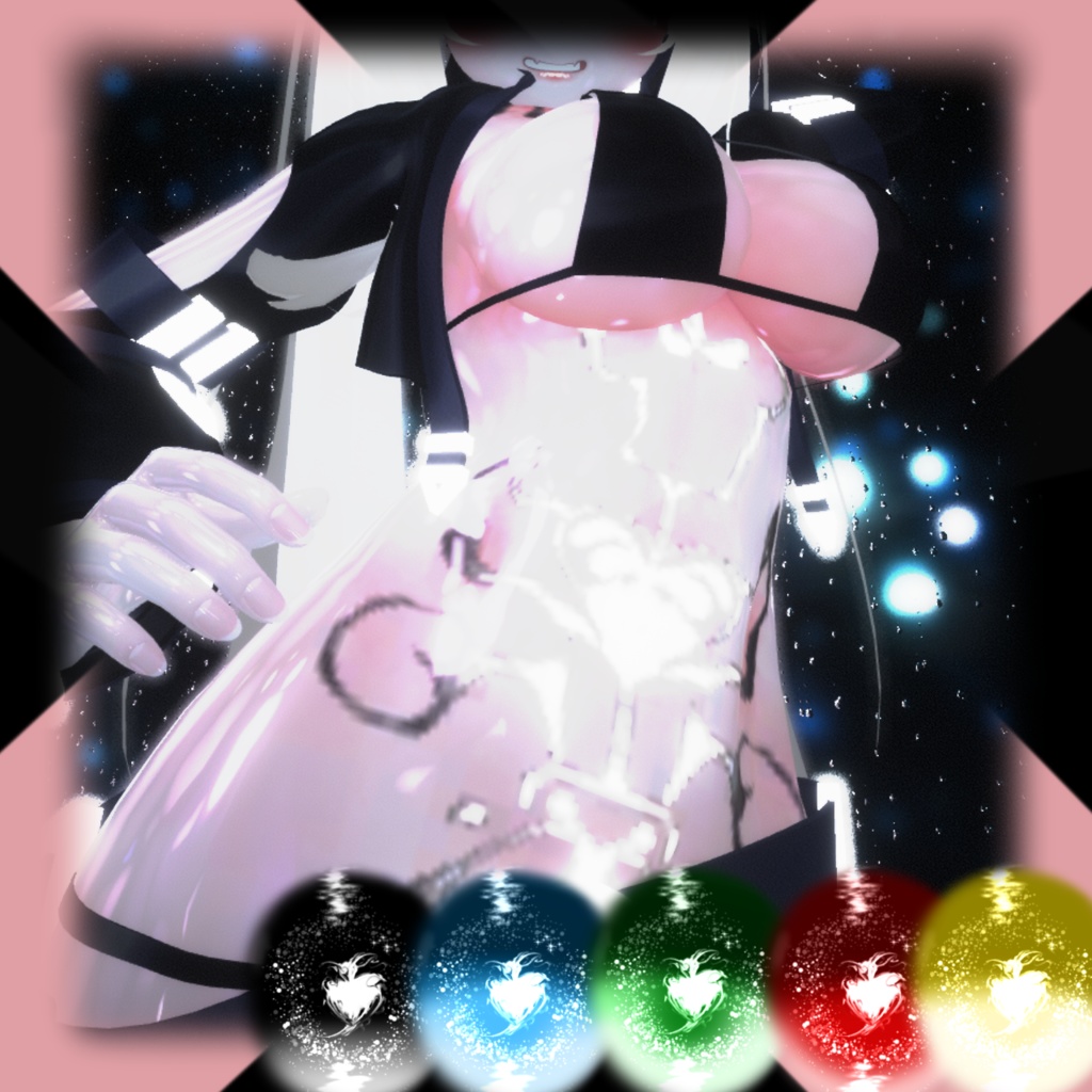 舞夜 - Maya : Makeup face , body , tattoo & eye set