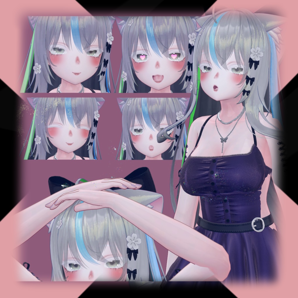 萌 - Moe : Makeup face , body and eye set