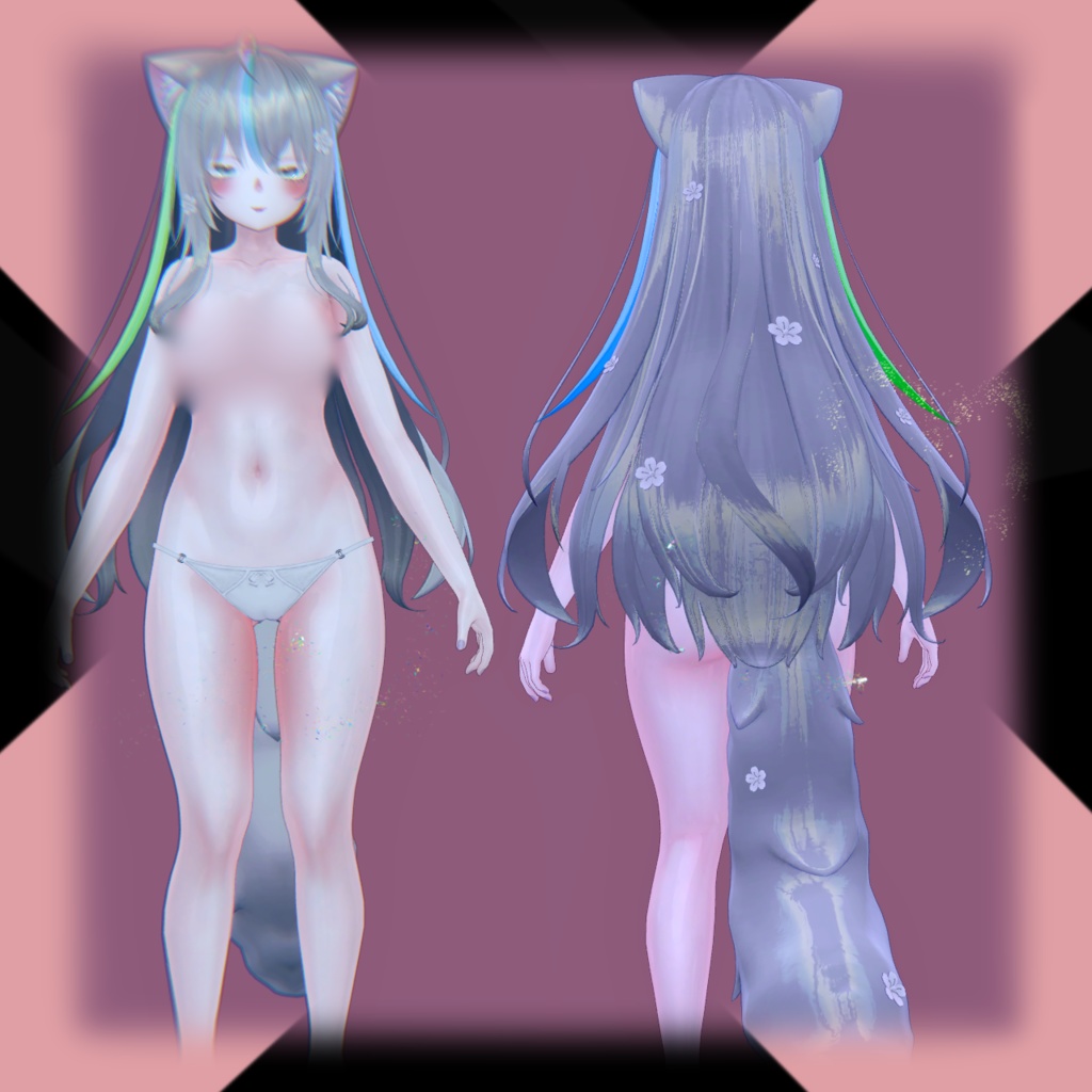 萌 - Moe : Makeup face , body and eye set