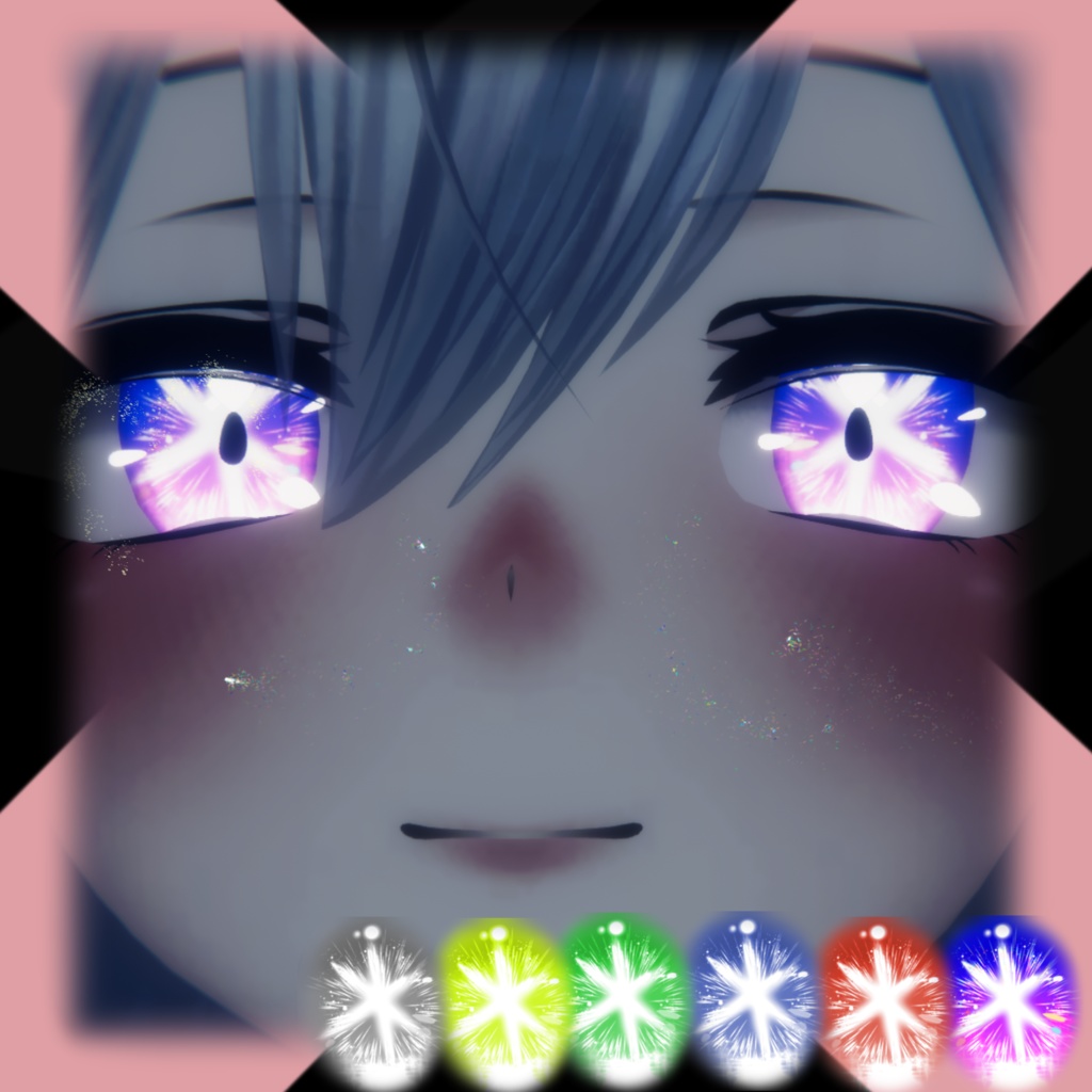 (9 avatar ) 舞夜- 萌- 幽怩 -むろむ-森羅 -桔梗 - 狐雪 - めいゆん- ライム ~Tuberose ~ Maya- Moe -Yuni- Muromu- Shinra - Kikyo - Koyuki - Meiyun - Lime : eye set 推しの子 - Oshi No Ko ( AI ,KANA, RUBY , AQUA )