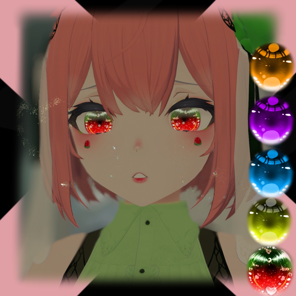 狐雨 -Kosame : Face make up & eye set Fruit  ss1