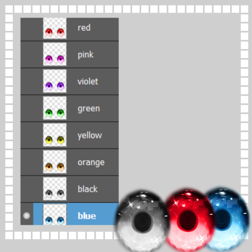 𝓜𝓲𝓷𝓪𝓼𝓮 : Eye set 0.3