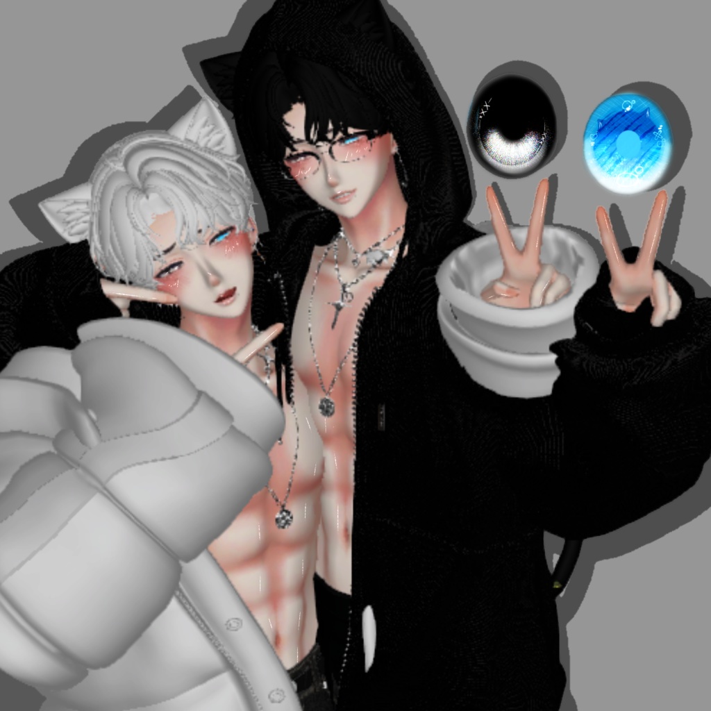 Minase : Eye set Summer Cat ~ Cat sky 