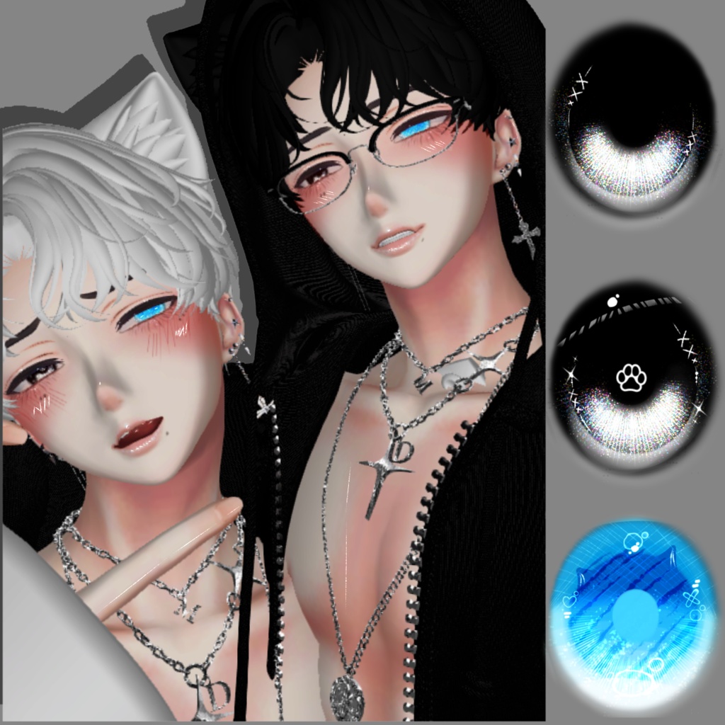 Minase : Eye set Summer Cat ~ Cat sky