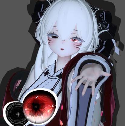 Sio / しお : eye set Sakura dark / black star