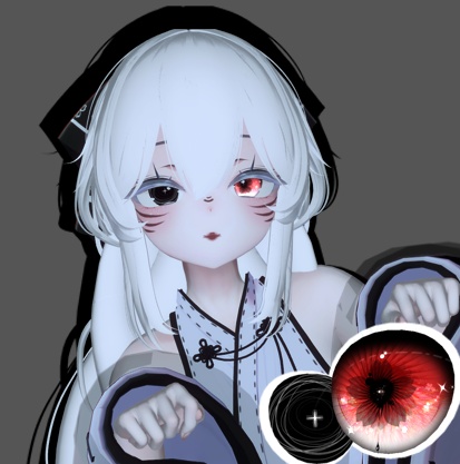 Sio / しお : eye set Sakura dark / black  star