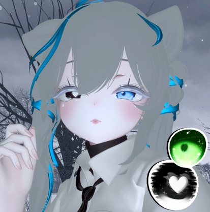 Sio / しお : eye set KiraKira / black Love