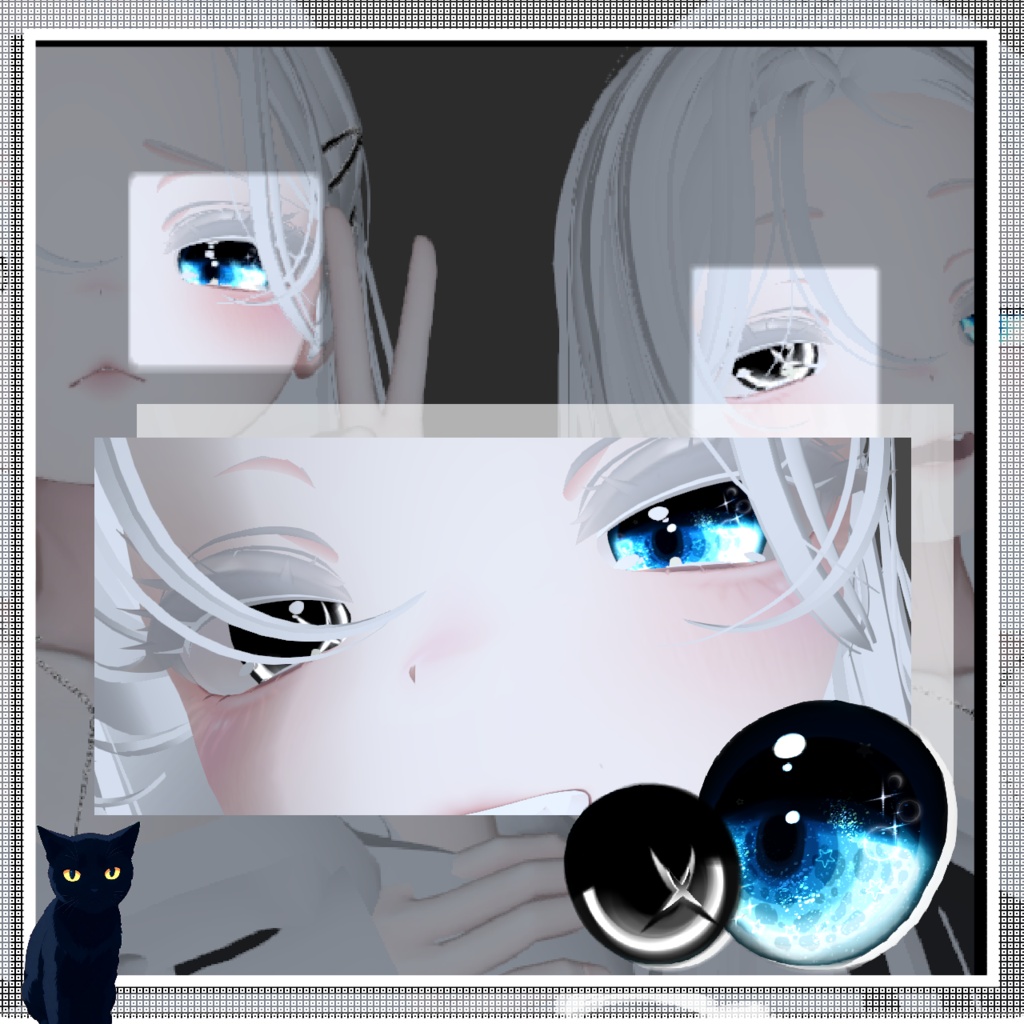 「マヌカ」~ ᴍᴀɴᴜᴋᴀ : Makeup & Eye set Sea / Black