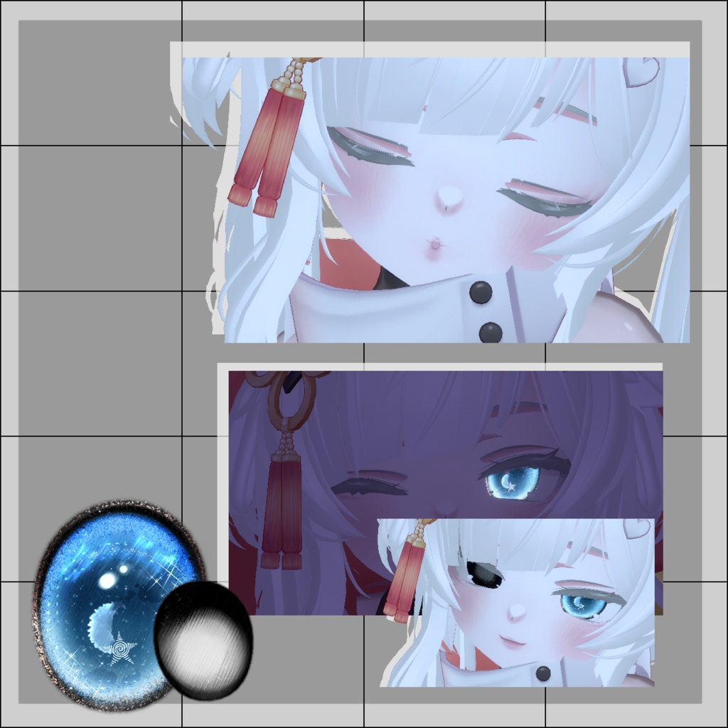 イチゴ ̣- ICHIGO : Face make up & Eye set " Time Machine "