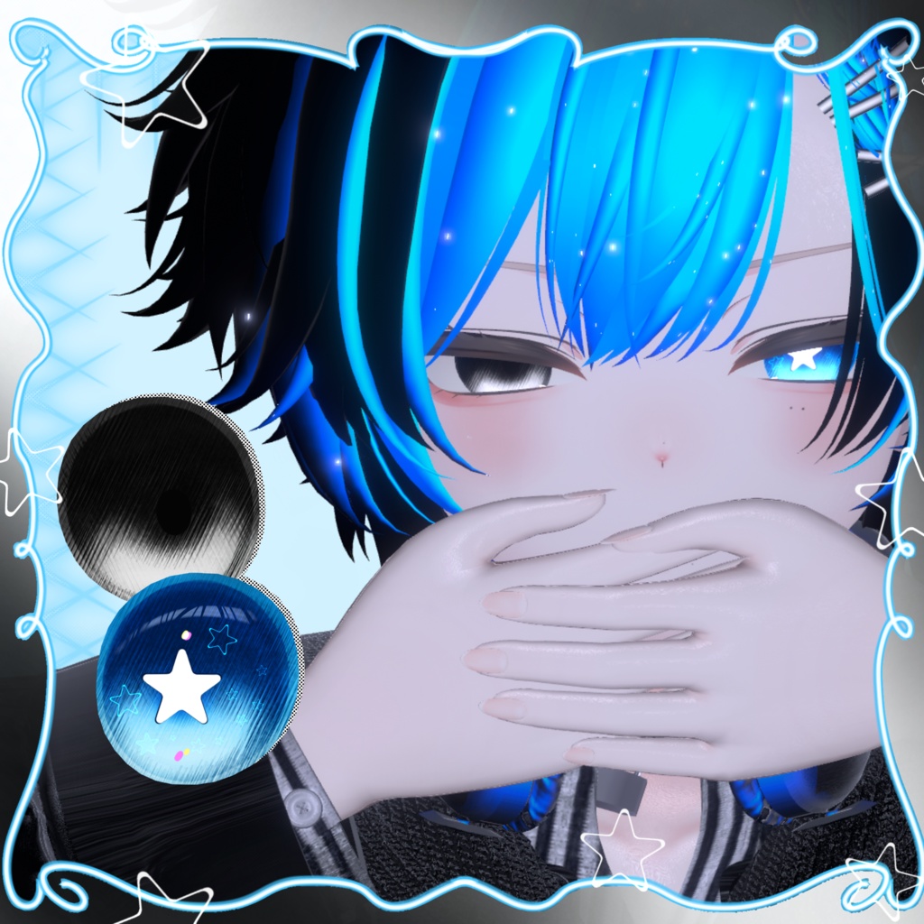 「真央」-mao- : Eye set Star/ Nohope and Make up face