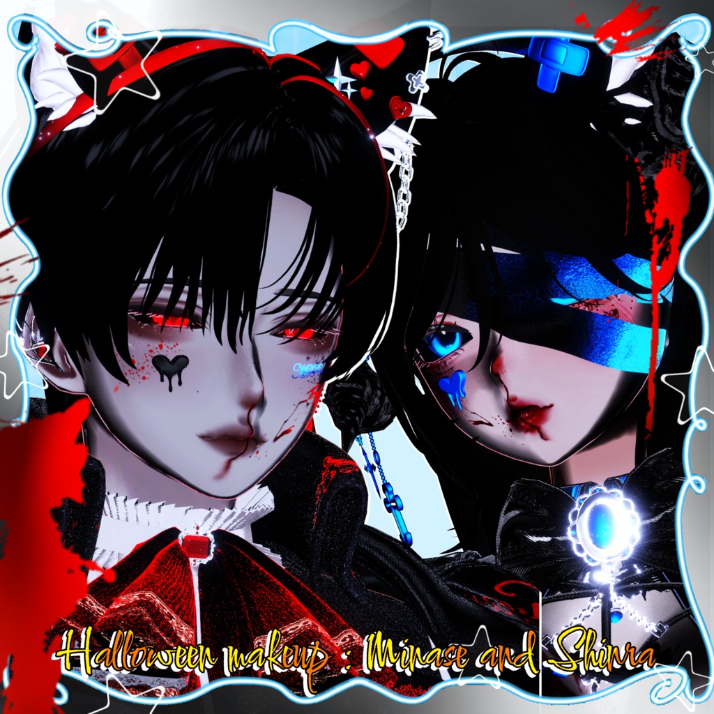 Halloween make up : Minase and Shinra