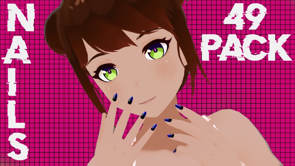 49 Nails pack vroid