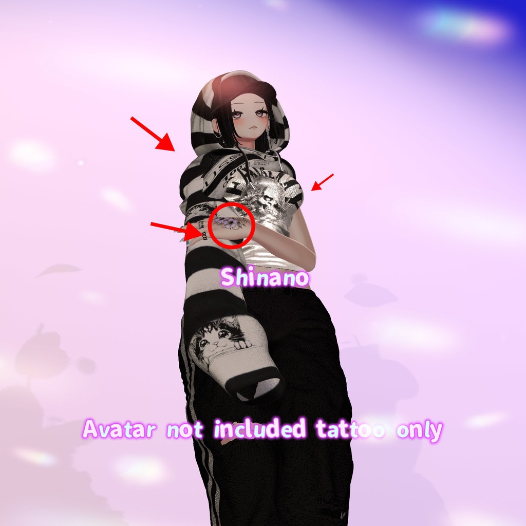 !!SALE!!- flower tattoo | shinano LIMITED TIME✨ グロウ・ハイビスカス タトゥー | シナノ ✨