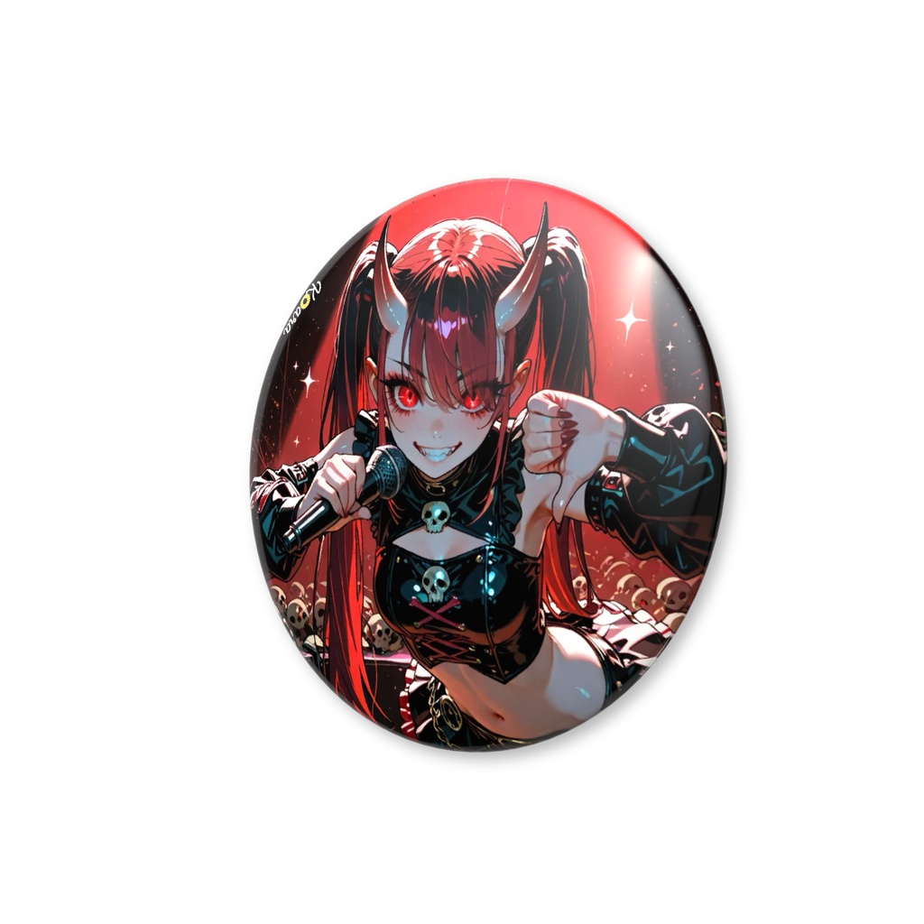 オリジナル缶バッジ 56mm 地獄アイドル
