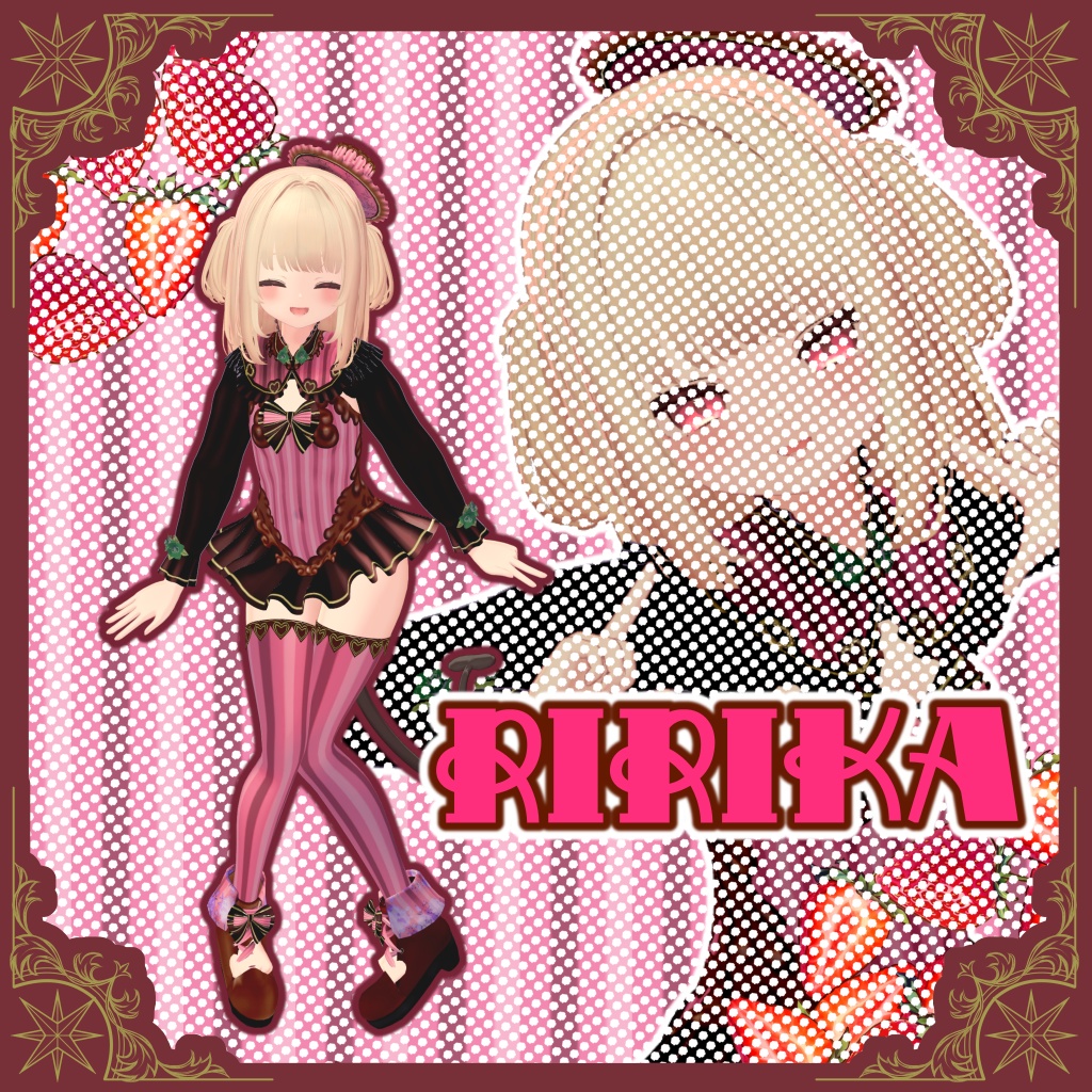 【4アバター対応】ちょこっとレオタード【3D衣装】