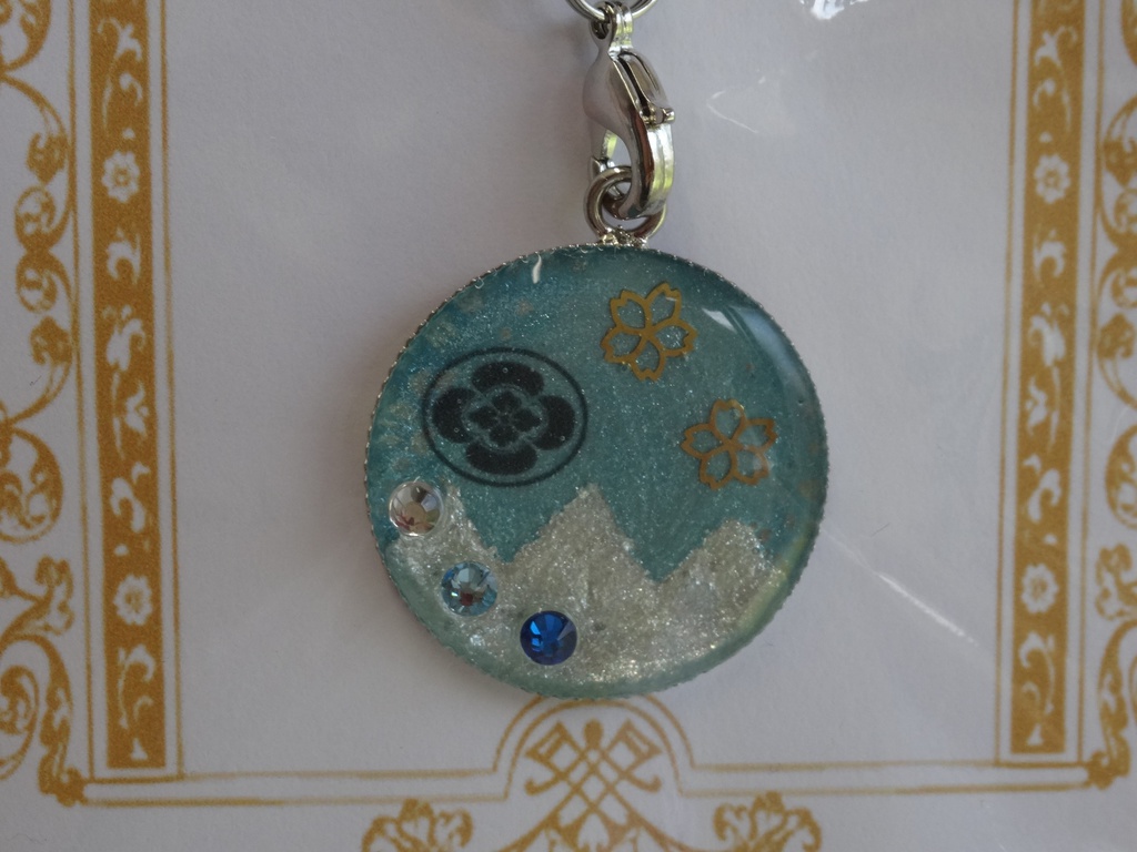 【再販】オリジナル和風 刀イメージストラップ 大和守安定(送料込)