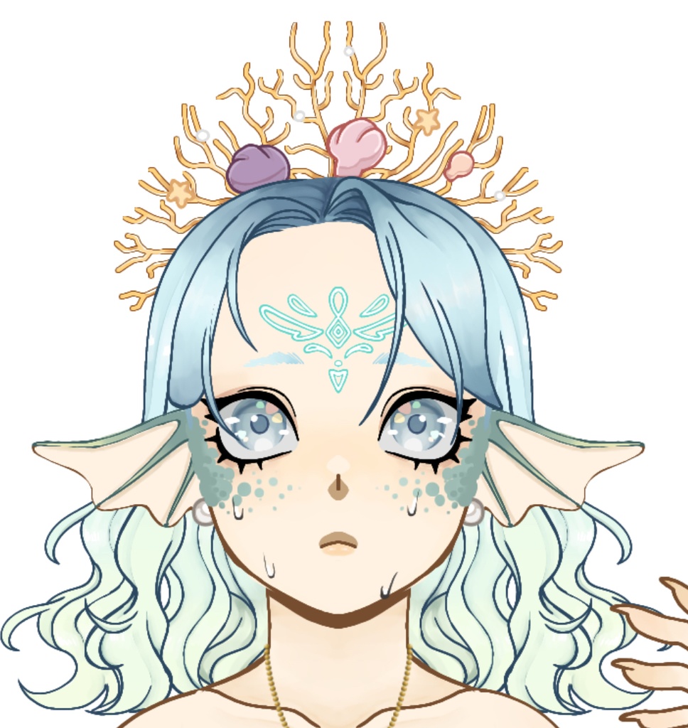 Live 2D mermaid adopt- ライブ2Dの人魚を養子にする