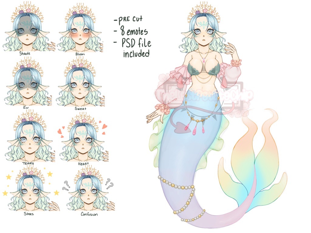 Live 2D mermaid adopt- ライブ2Dの人魚を養子にする