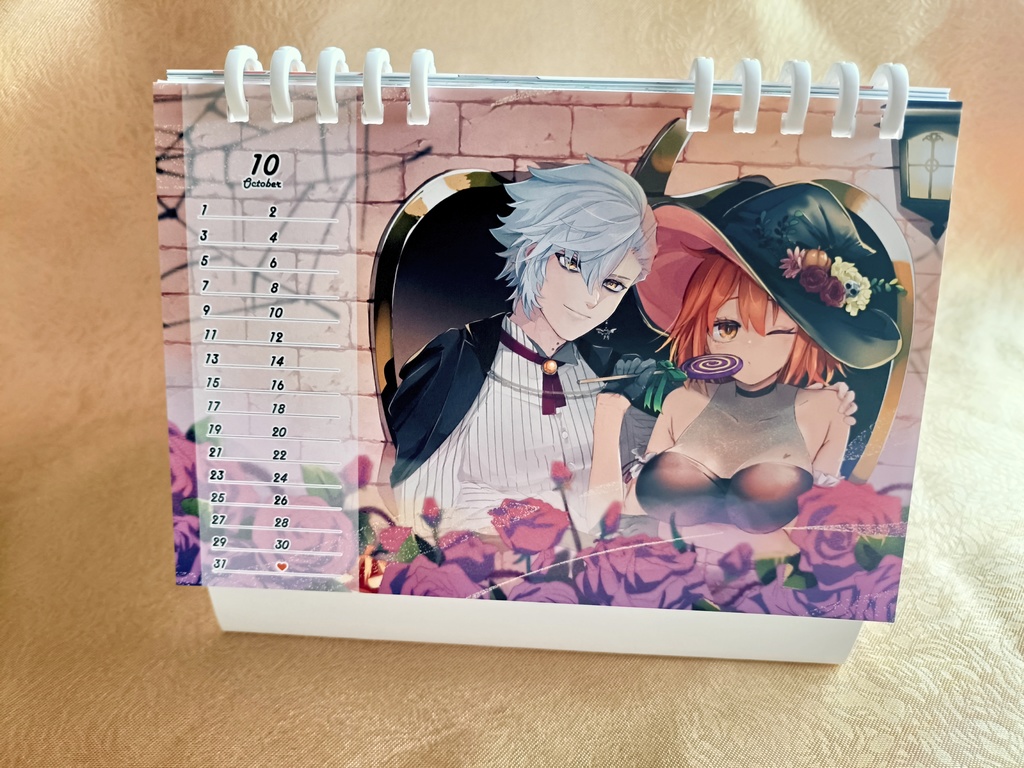 カドぐだ♀カレンダー2026年【カドぐだ♀webオンリー白狼君と太陽ちゃん】