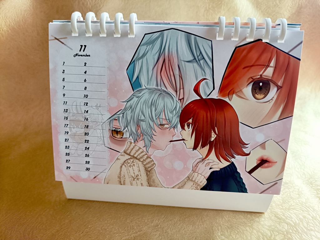 カドぐだ♀カレンダー2026年【カドぐだ♀webオンリー白狼君と太陽ちゃん】