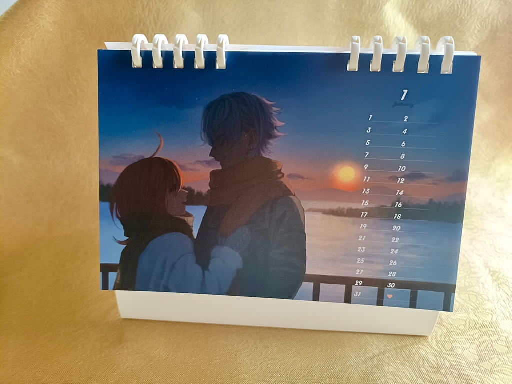 カドぐだ♀カレンダー2026年【カドぐだ♀webオンリー白狼君と太陽ちゃん】