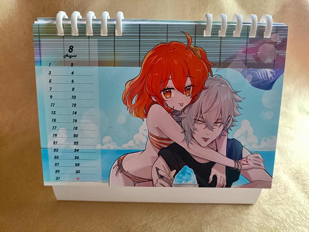 カドぐだ♀カレンダー2026年【カドぐだ♀webオンリー白狼君と太陽ちゃん】