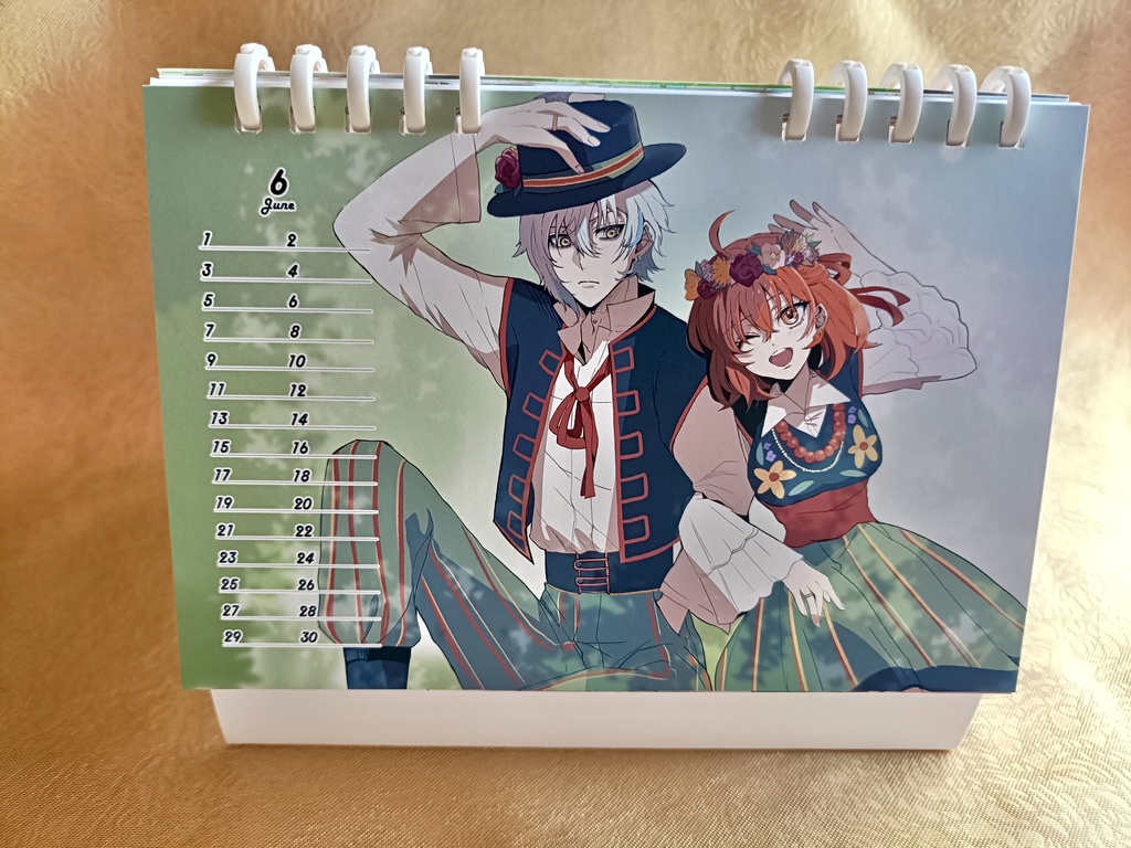 カドぐだ♀カレンダー2026年【カドぐだ♀webオンリー白狼君と太陽ちゃん】