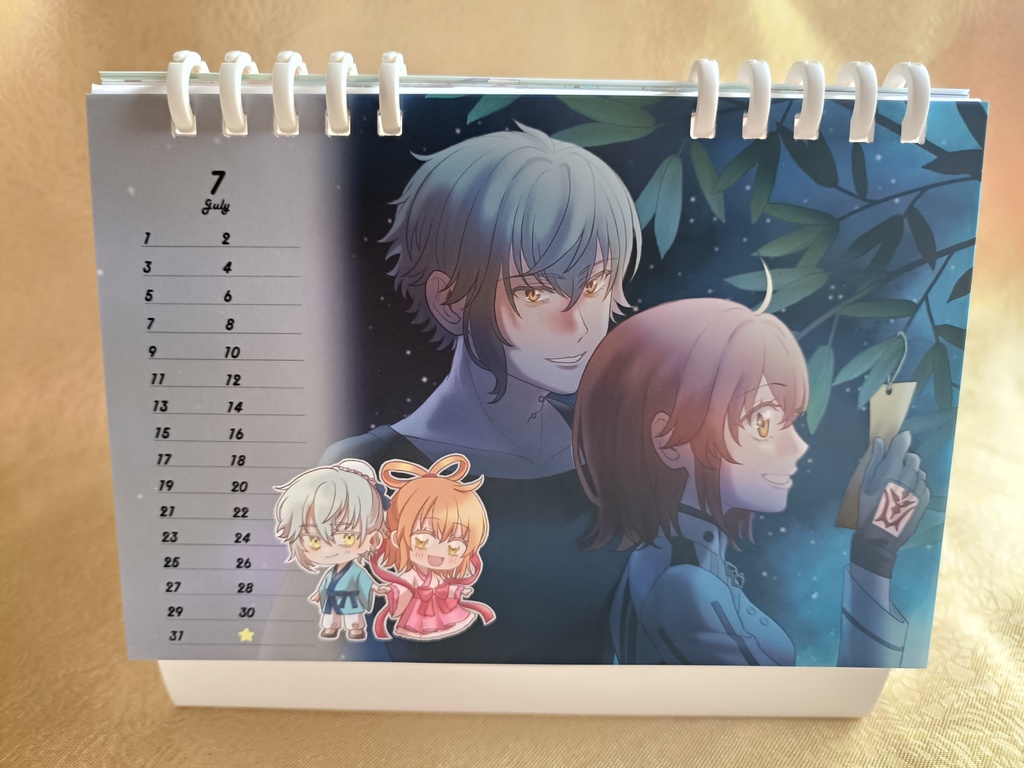 カドぐだ♀カレンダー2026年【カドぐだ♀webオンリー白狼君と太陽ちゃん】