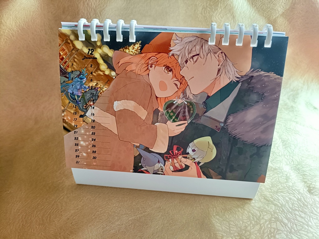 カドぐだ♀カレンダー2026年【カドぐだ♀webオンリー白狼君と太陽ちゃん】