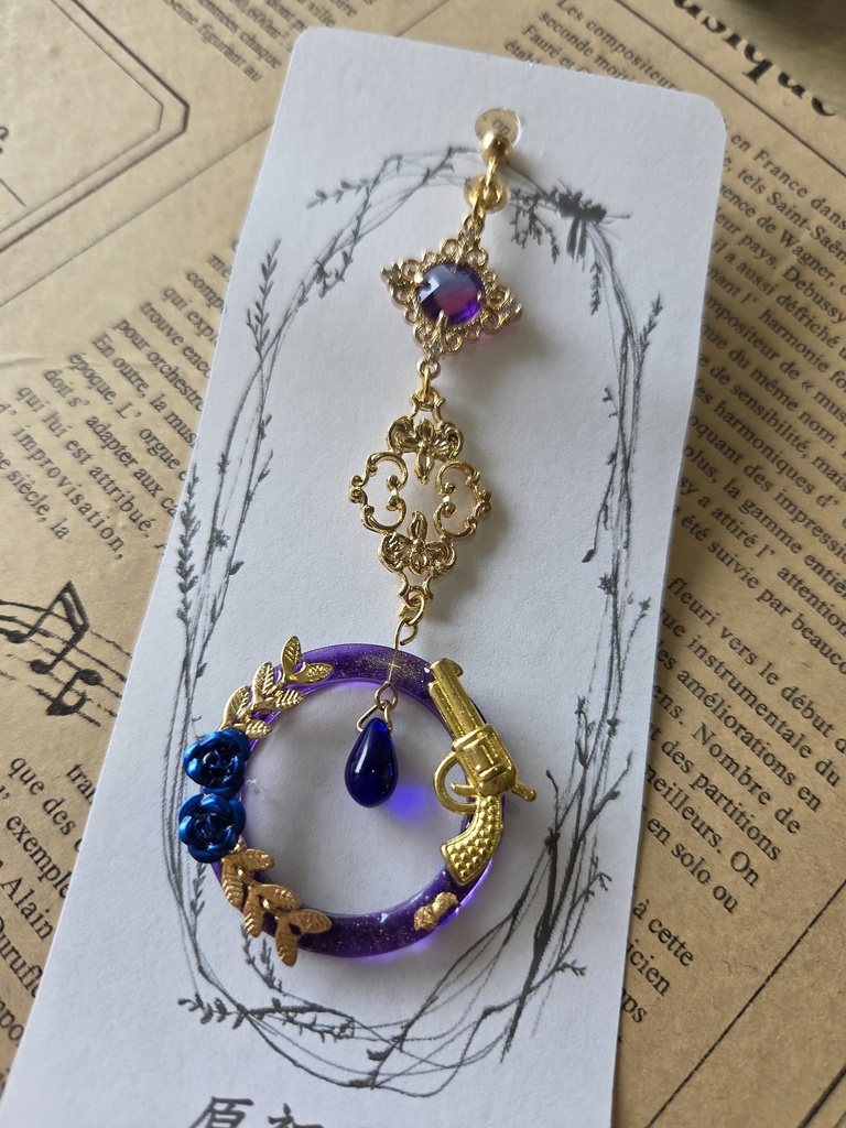 原神　クロリンデ　イヤリングピアス