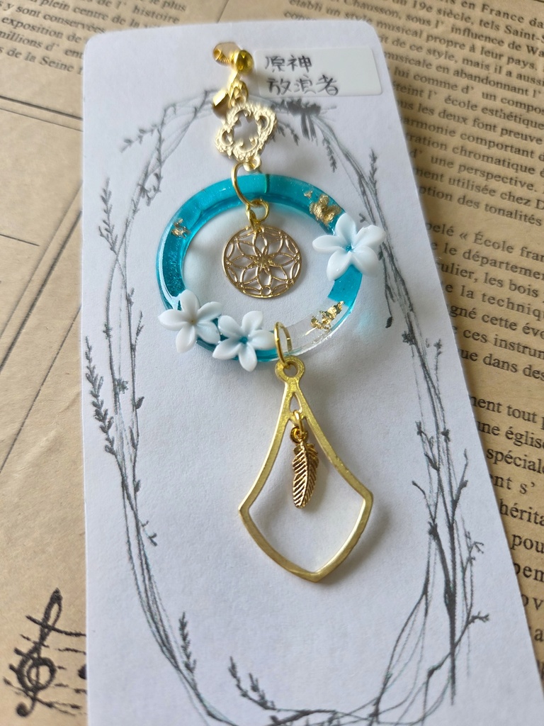 原神　放浪者　イヤリングピアス