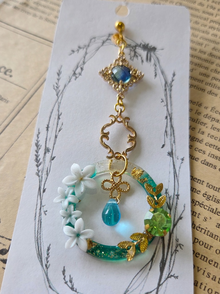 原神　ウェンティ　イヤリングピアス