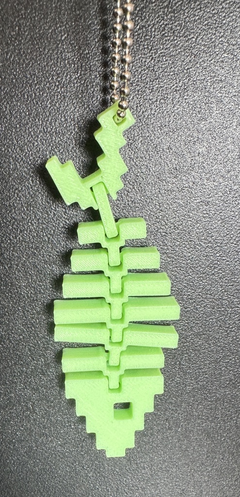 光る!ぐにゃぐにゃpixel魚ストラップ