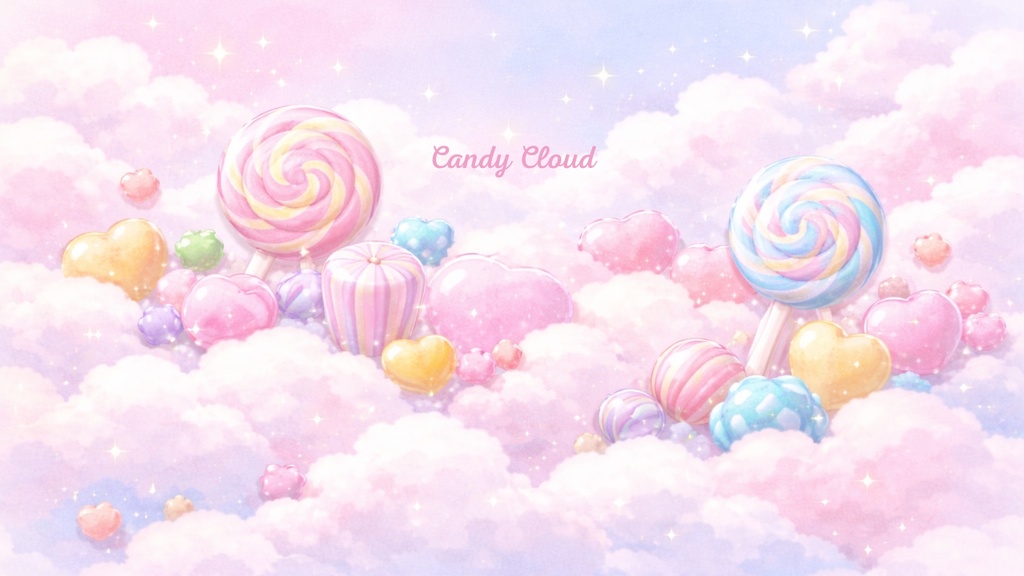 【フリーBGM】Candy Cloud｜ふわふわで可愛いポップなVlog・日常向けBGM