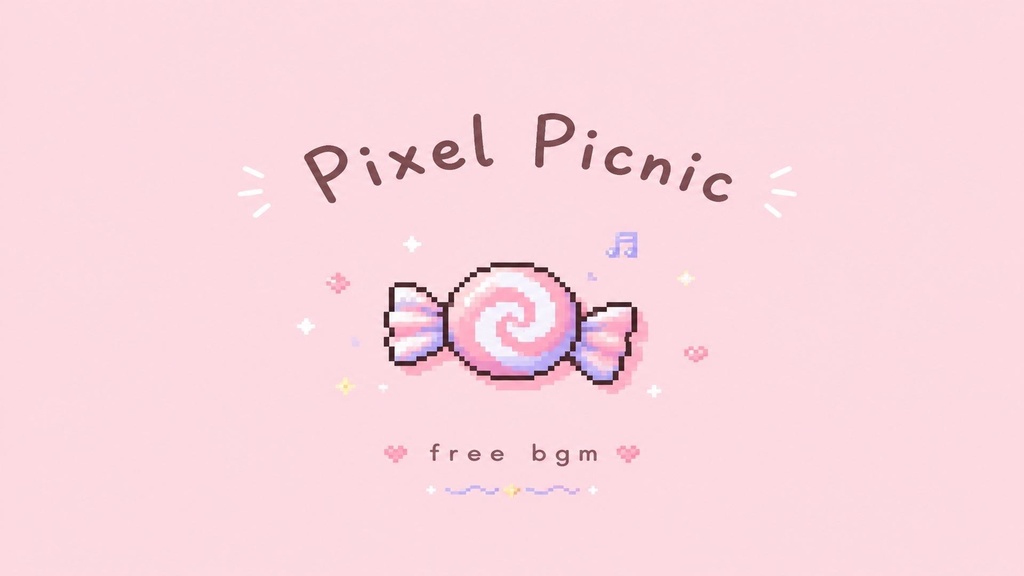 【フリーBGM】PixelPicnic｜ポップでかわいいVlog・ゲーム向けBGM