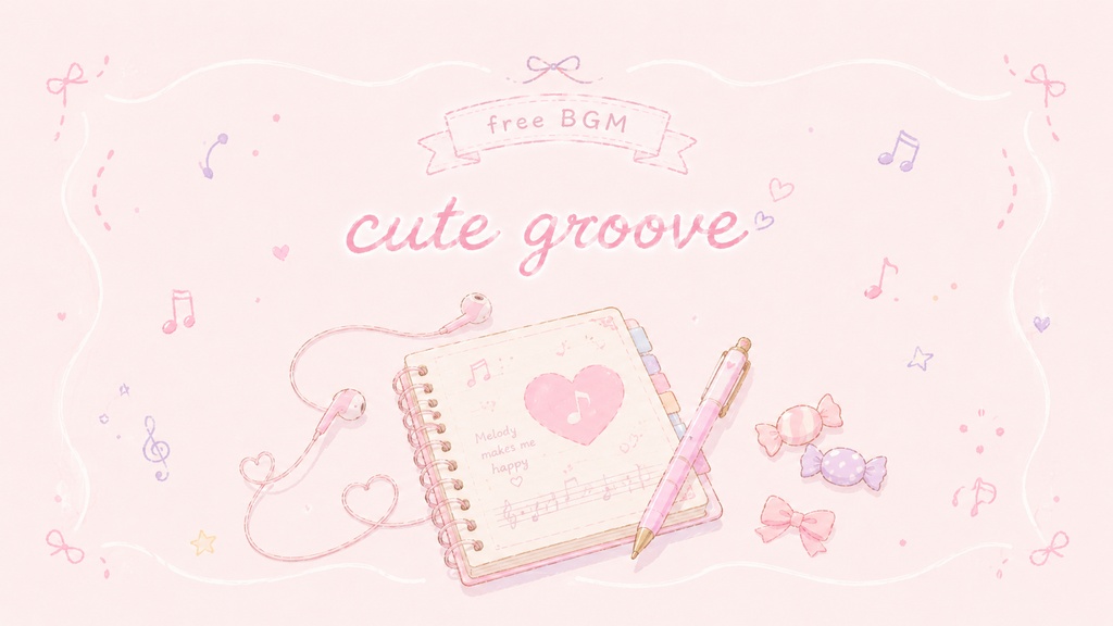 Cute Gaming Groove 🎀|かわいくてポップなフリーBGM【商用利用OK】