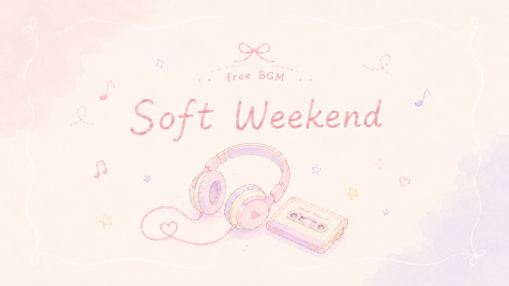 【フリーBGM】Soft Weekend｜Vlog・ショート動画・配信用BGM