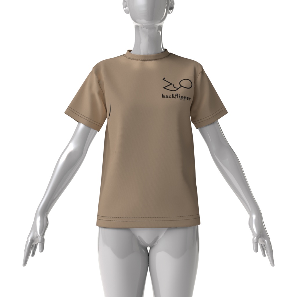 【バックフリッパー】オーバーサイズTシャツ