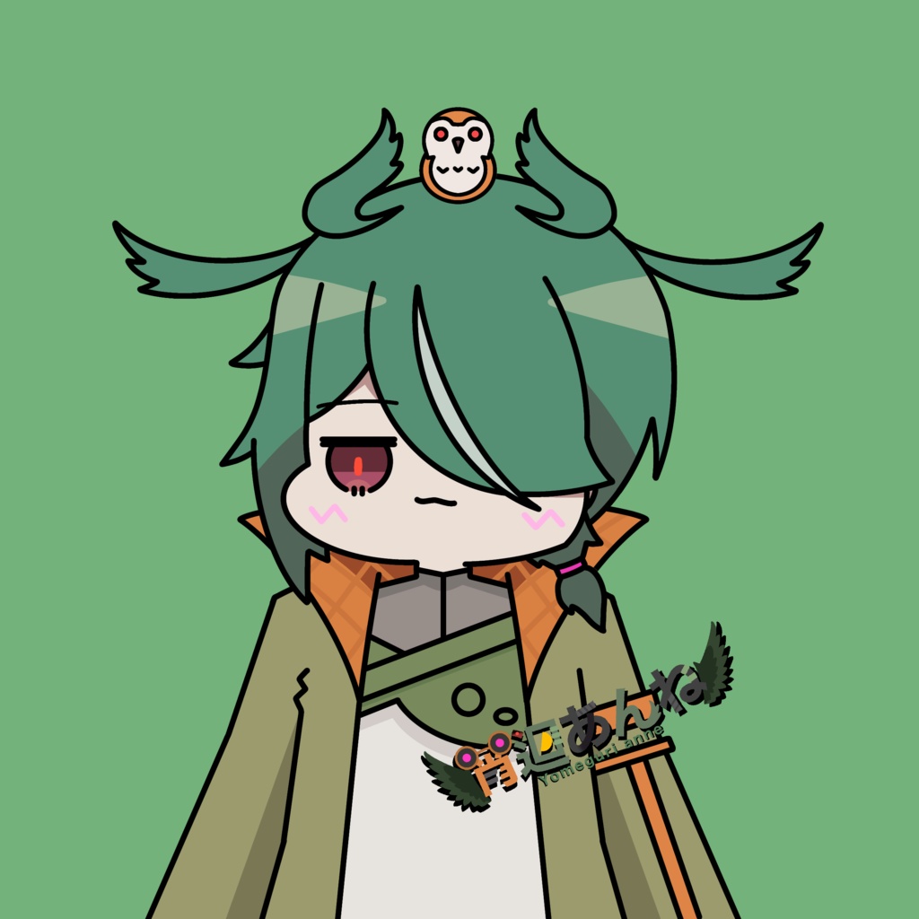 「宵迴あんね」白雪式ミニキャラ缶バッジ