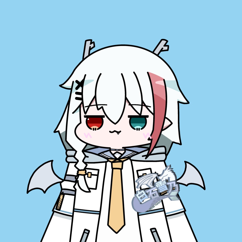 「白石雪乃」白雪式ミニキャラ缶バッジ