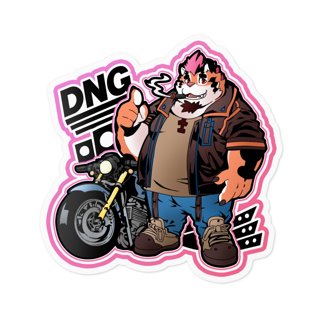 DNGデフォルメステッカー