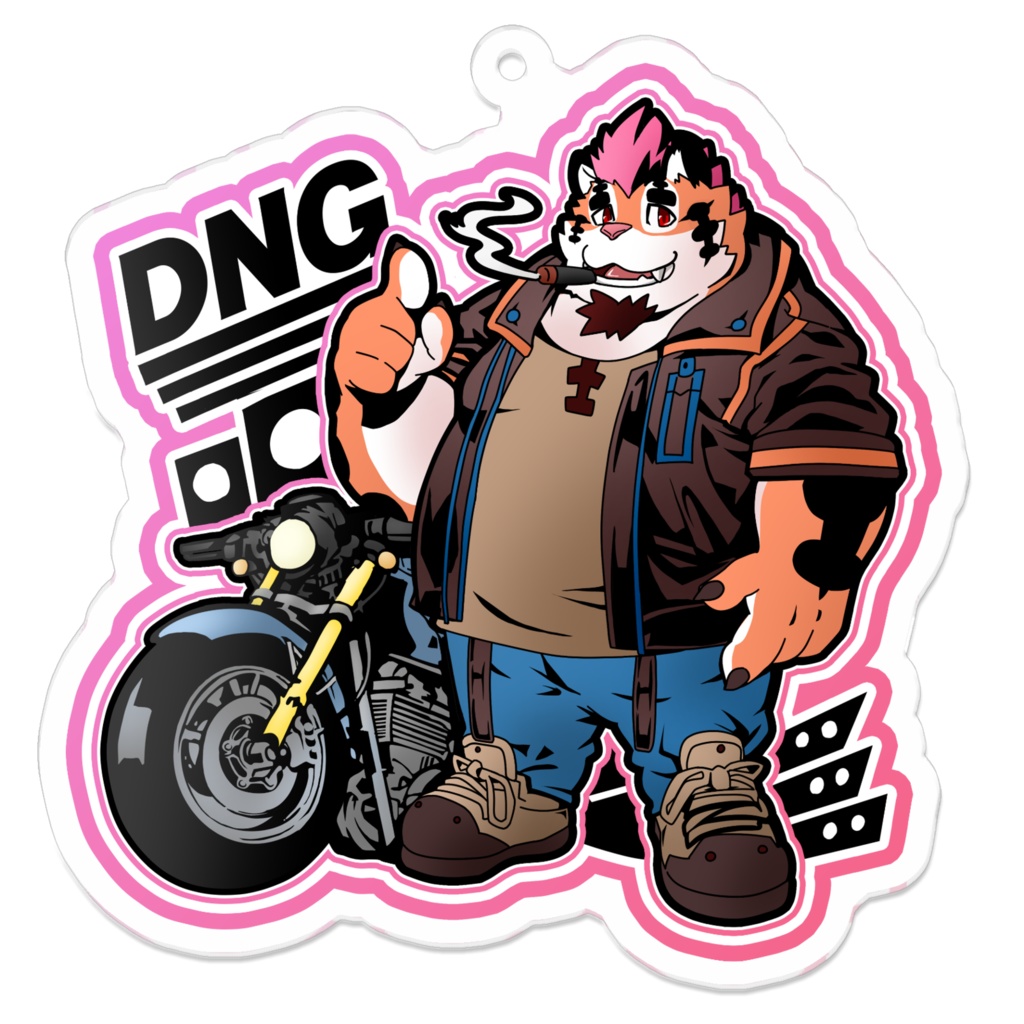 DNGデフォルメアクリルキーホルダー